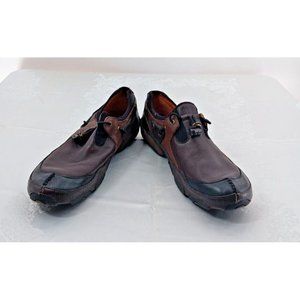 Twisted X Men's Shoes Size 12 Brown Leather Almond Toe Slip On Loafers New